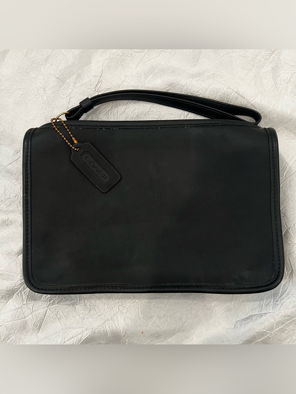 Vintage Coach Zip Top Clutch (Style A8C-9972)